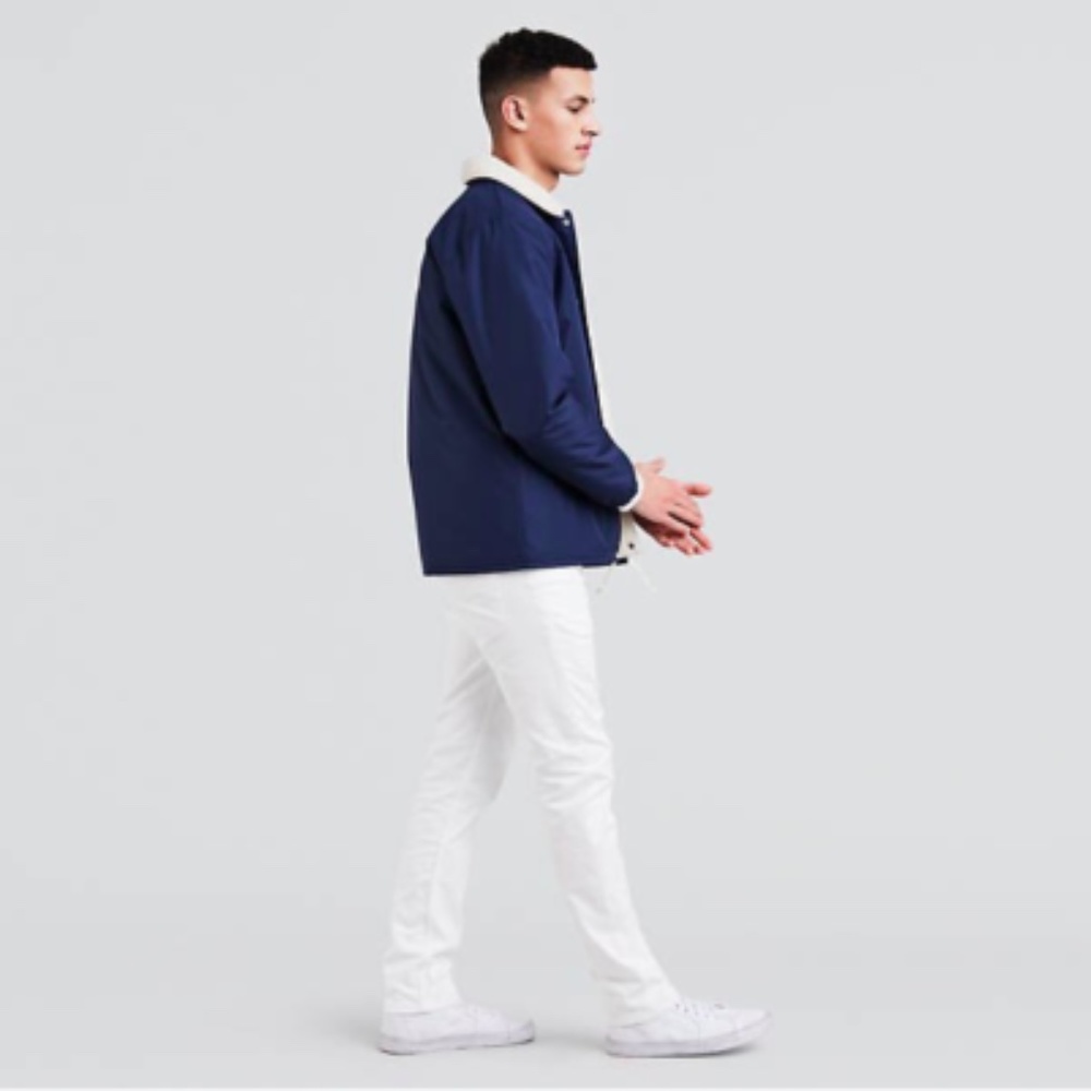 LEVI’S 511 SLIM FIT STRETCH JEANS WHITE 32 L - Picture 2 of 6